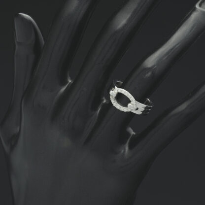 18ct White Gold 0.21ct Fancy Diamond Ring - Image 2