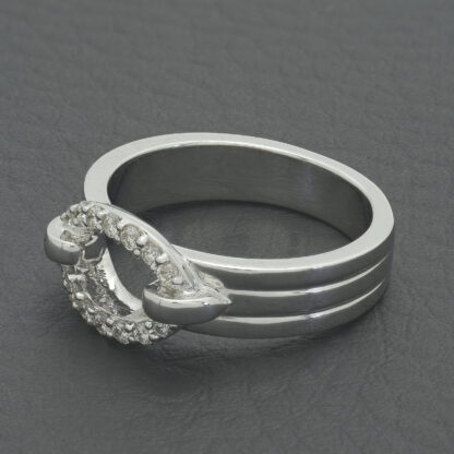 18ct White Gold 0.21ct Fancy Diamond Ring - Image 4