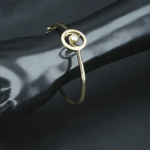 18ct Yellow Gold 0.60ct Diamond Bangle