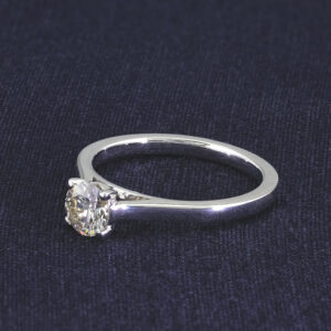 Platinum 0.45ct Diamond Solitaire Ring