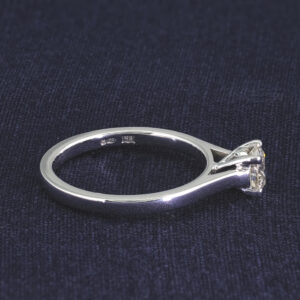 Platinum 0.45ct Diamond Solitaire Ring