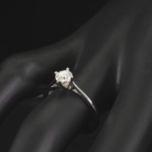 Platinum 0.40ct Diamond Solitaire Ring