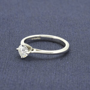 Platinum 0.40ct Diamond Solitaire Ring