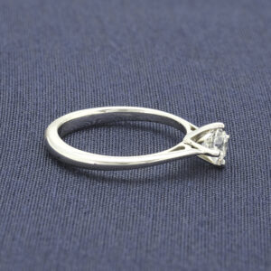 Platinum 0.40ct Diamond Solitaire Ring