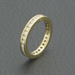 18ct Yellow Gold 0.75ct Diamond Eternity Ring