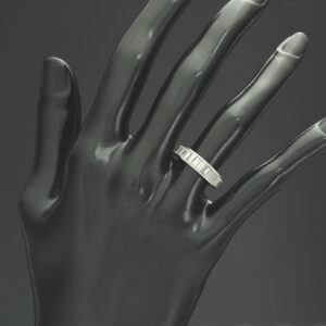 18ct White Gold 1.50ct Baguette Diamond Half Eternity Ring