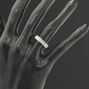 Platinum 0.40ct Diamond Half Eternity Ring