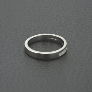 Platinum 0.40ct Diamond Half Eternity Ring