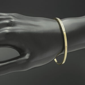 18ct Yellow Gold 0.50ct Diamond Bangle
