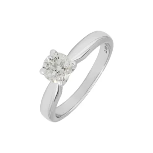 Platinum 0.56ct Diamond Solitaire Ring