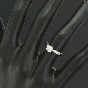 Platinum 0.56ct Diamond Solitaire Ring