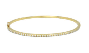 18ct Yellow Gold 0.60ct Diamond Bangle