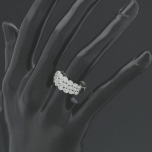 14ct White Gold 0.80ct Diamond Infinity Ring