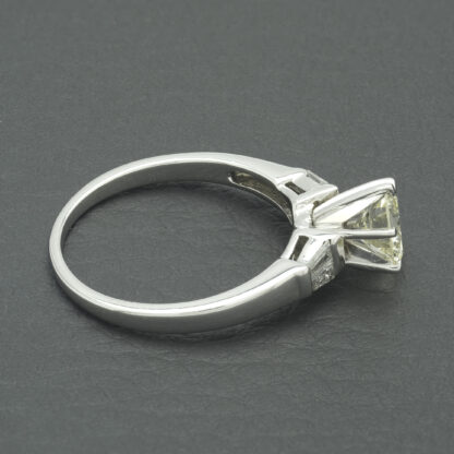 14ct White Gold 1.05ct Diamond Solitaire Ring - Image 3