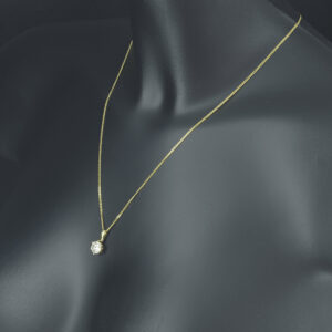 18ct Yellow Gold 1.60ct Diamond Necklace