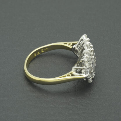 18ct Yellow Gold 1.52ct Diamond Boat Ring - Image 3