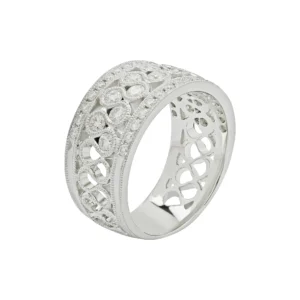 Platinum 0.79ct Diamond Dress Ring