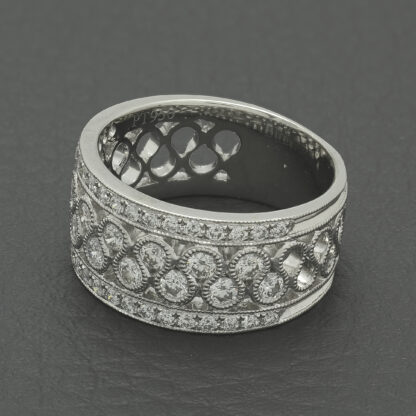 Platinum 0.79ct Diamond Dress Ring - Image 4