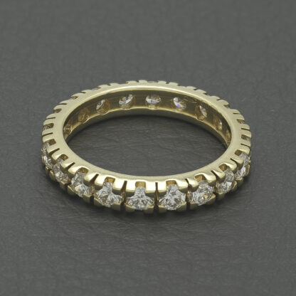 18ct Yellow Gold 1.60ct Diamond Full Eternity Ring - Image 4