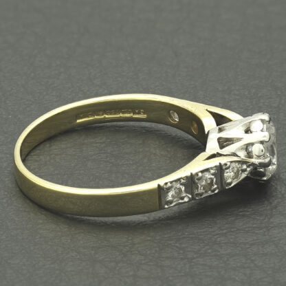 18ct Yellow Gold 0.75ct Diamond Solitaire Ring - Image 3