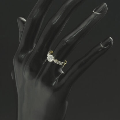 18ct Yellow Gold 0.75ct Diamond Solitaire Ring - Image 2