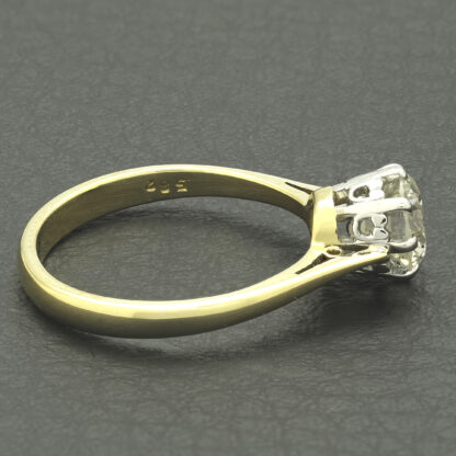 18ct Yellow Gold 0.90ct Diamond Solitaire Ring - Image 4