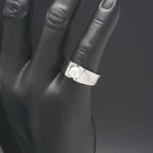 18ct White Gold 1.00ct Diamond Signet Ring