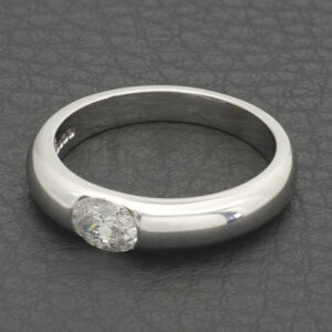 18ct White Gold 0.45ct Diamond Solitaire Ring