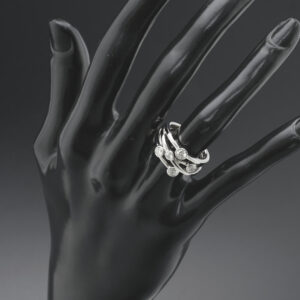 18ct White Gold 0.80ct Diamond Raindance Ring