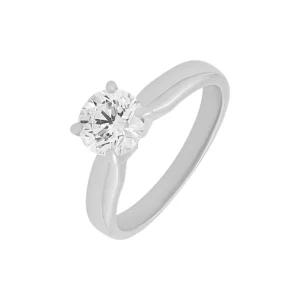 Platinum 0.80ct Single Stone Diamond Ring