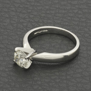 Platinum 0.80ct Single Stone Diamond Ring