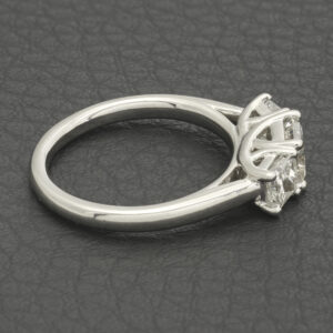 Platinum 1.10ct Diamond 3 Stone Ring