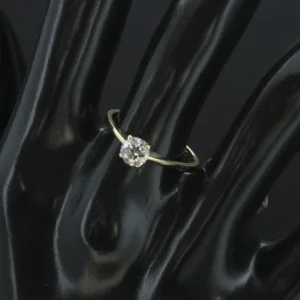 18ct Yellow Gold 0.50ct Diamond Solitaire Ring