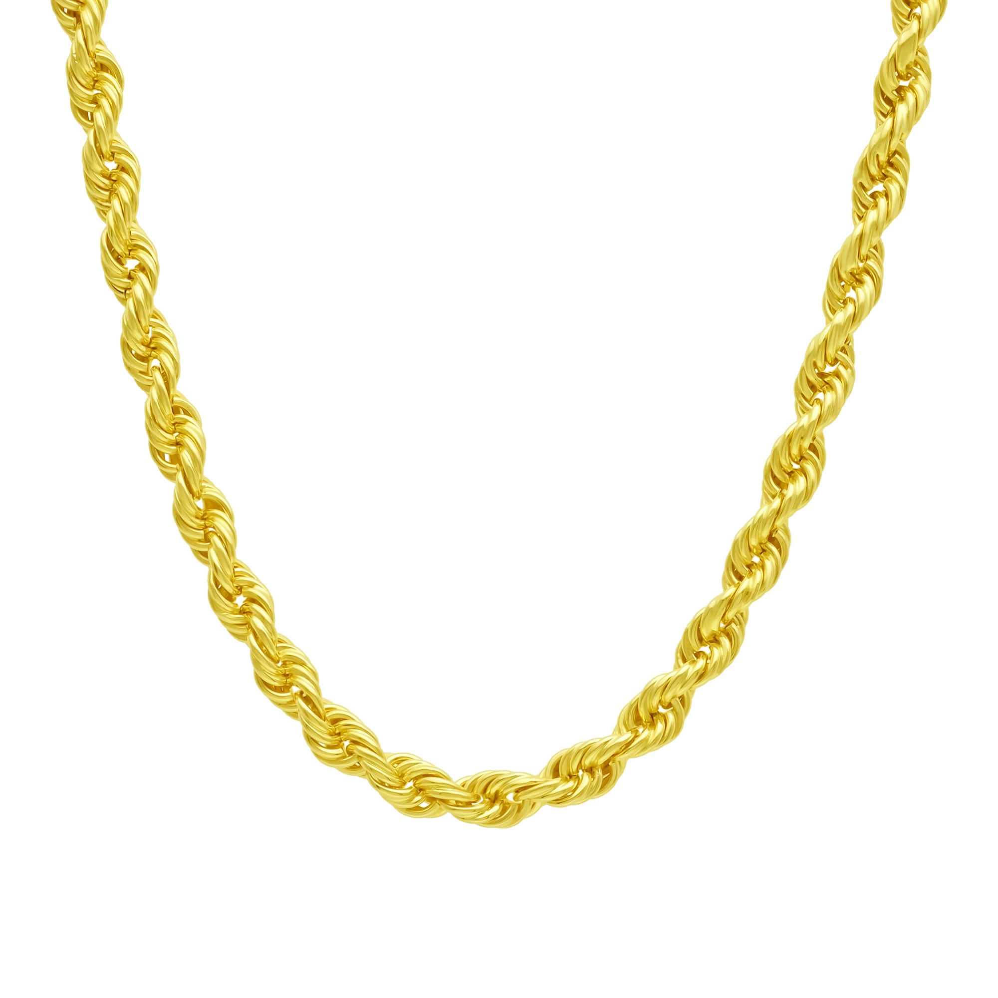 9ct Yellow Gold Rope Chain 26.5" 5.5mm