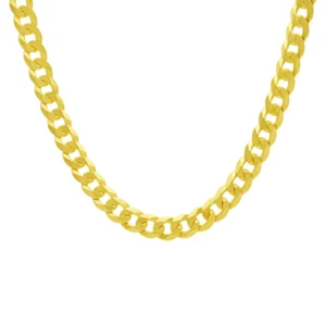 9ct Yellow Gold Curb Chain 20″ 8mm