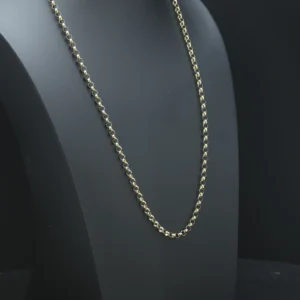 9ct Yellow Gold Belcher Chain 30″ 5mm