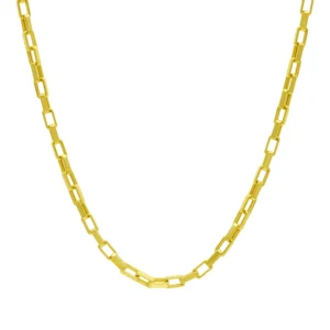 9ct Yellow Gold Box Link Chain 28″ 4mm