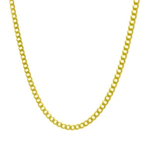 9ct Yellow Gold Curb Chain 26″ 4.5mm