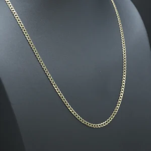 9ct Yellow Gold Curb Chain 26″ 4.5mm