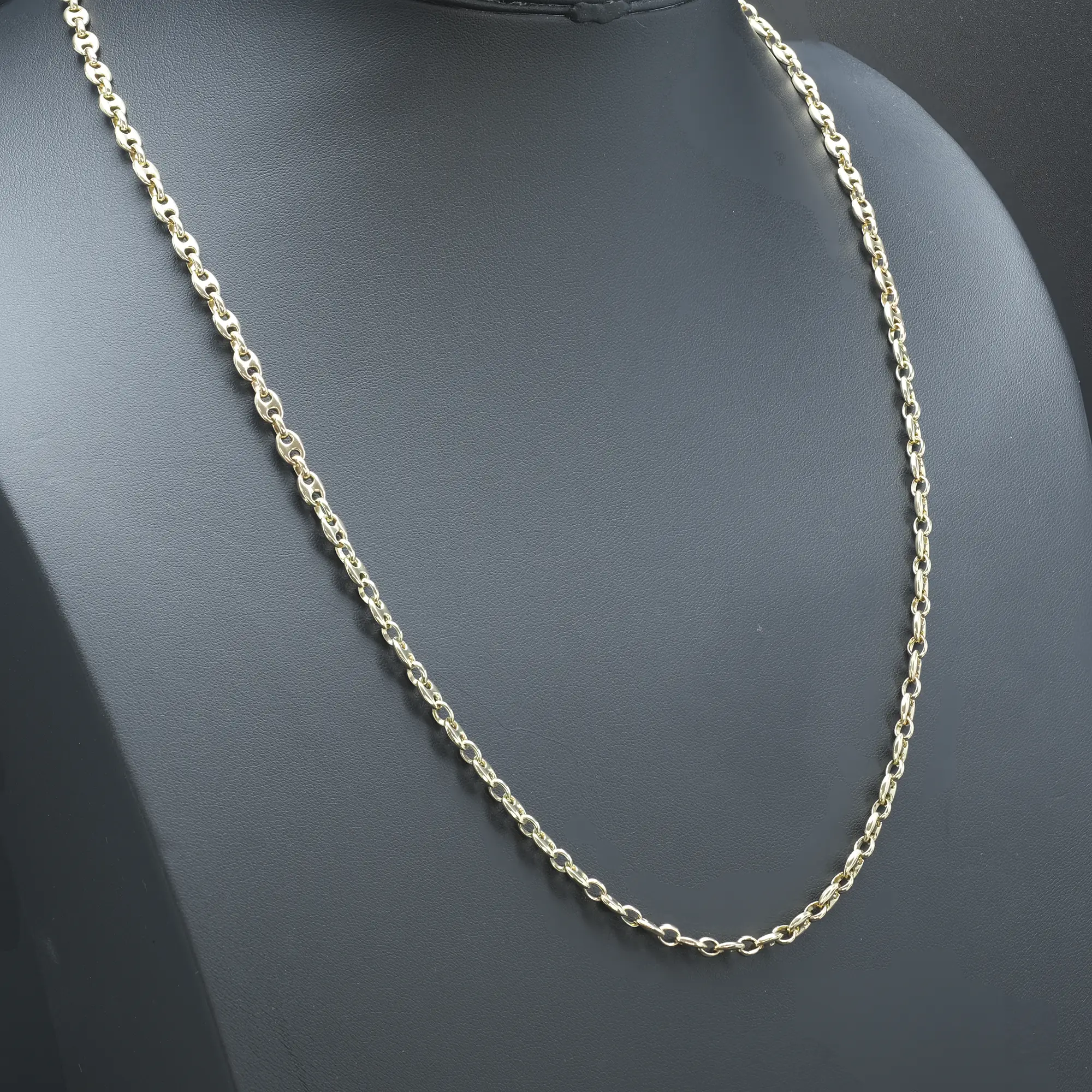 9ct Yellow Gold Marina Chain 25" 5mm - Image 2