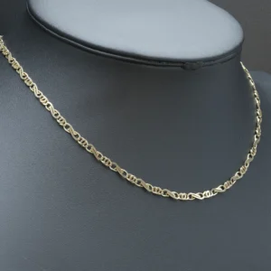 9ct Yellow Gold Fancy Link Chain 18″ 3.5mm