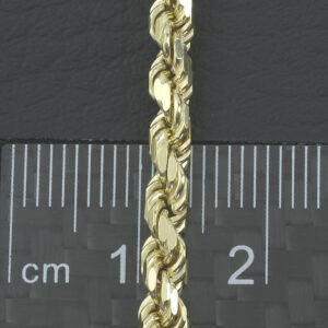9ct Yellow Gold Rope Chain 26″ 4mm