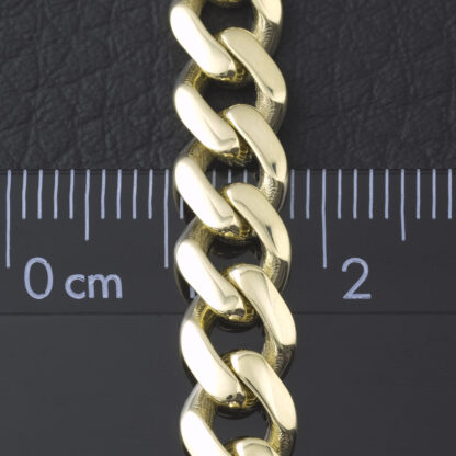 9ct Yellow Gold Cuban Bracelet 7" 7.5mm - Image 2
