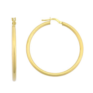 9ct Yellow Gold Hoop Earrings