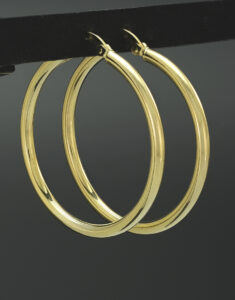 9ct Yellow Gold Hoop Earrings