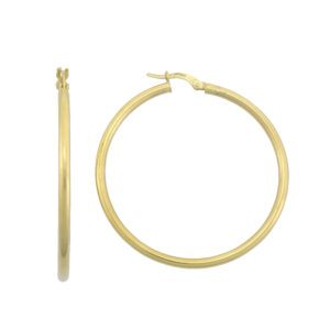 9ct Yellow Gold Hoop Earrings