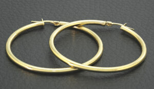 9ct Yellow Gold Hoop Earrings