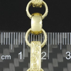 9ct Yellow Gold Gypsy Link Chain 28″ 8.5mm