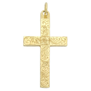 9ct Yellow Gold Cross Pendant