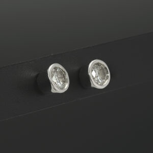 18ct White Gold 0.30ct Diamond Solitaire Stud Earrings